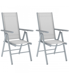 Aluminium Folding Chairs Set - Lightweight & Comfortable Outdoor Seating