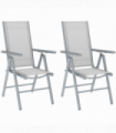 Aluminium Folding Chairs Set - Lightweight & Comfortable Outdoor Seating
