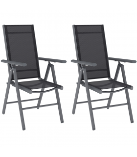Aluminium Folding Chairs Set - Lightweight & Comfortable Outdoor Seating