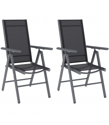 Aluminium Folding Chairs Set - Lightweight & Comfortable Outdoor Seating