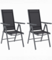 Aluminium Folding Chairs Set - Lightweight & Comfortable Outdoor Seating