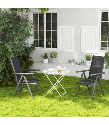 Aluminium Folding Chairs Set - Lightweight & Comfortable Outdoor Seating