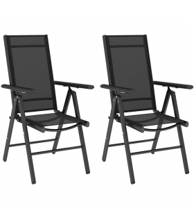 Aluminium Folding Chairs Set - Lightweight & Comfortable Outdoor Seating