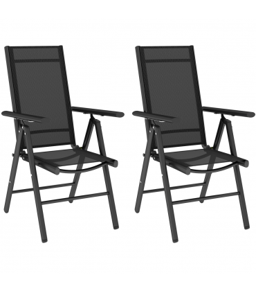 Aluminium Folding Chairs Set - Lightweight & Comfortable Outdoor Seating