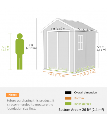Garden Storage Shed - Weatherproof, Spacious & Secure Outdoor Storage
