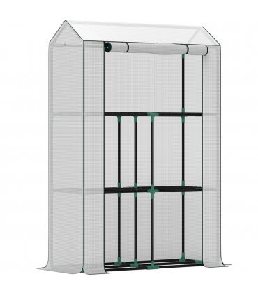 Garden Plant Greenhouse - Weatherproof Protection & Organising Shelves