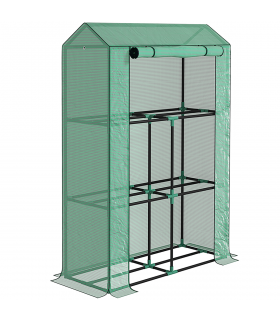 Garden Plant Greenhouse - Weatherproof Protection & Organising Shelves