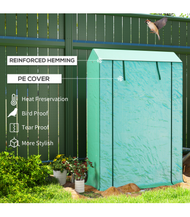 Garden Plant Greenhouse - Weatherproof Protection & Organising Shelves