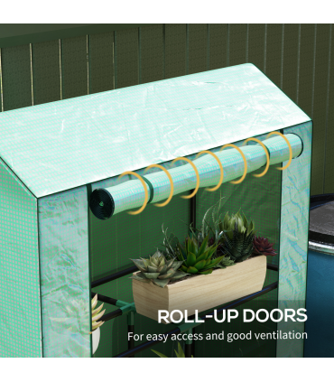 Garden Plant Greenhouse - Weatherproof Protection & Organising Shelves