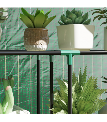 Garden Plant Greenhouse - Weatherproof Protection & Organising Shelves
