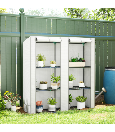 Garden Plant Organiser - Durable Shelves with Weather Protection