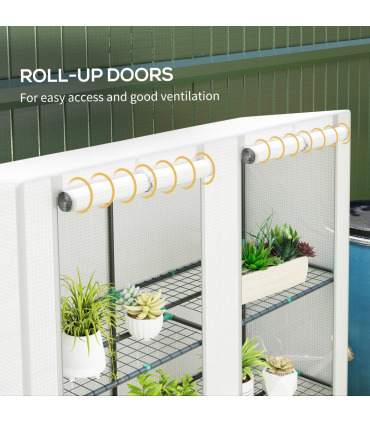 Garden Plant Organiser - Durable Shelves with Weather Protection