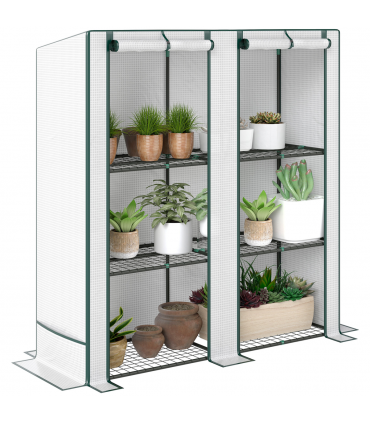 Garden Plant Organiser - Durable Shelves with Weather Protection