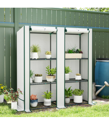 Garden Plant Organiser - Durable Shelves with Weather Protection