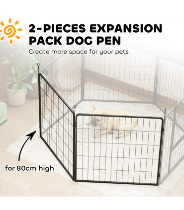 Durable Six-Panel Portable Pet Enclosure - Versatile Indoor/Outdoor Use