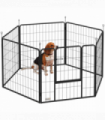 Durable Six-Panel Portable Pet Enclosure - Versatile Indoor/Outdoor Use