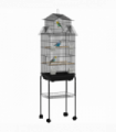 Metal Bird Cage with Spacious Design & Easy Access for Small Birds