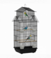 Metal Bird Cage with Spacious Design & Easy Access for Small Birds