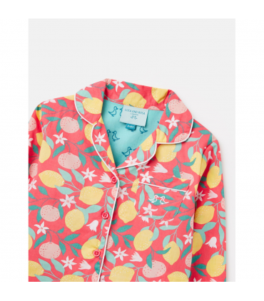 Lemon Grove Girls Button Up Pyjamas