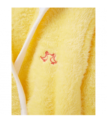 Lemon Grove Yellow Girls Fleece Dressing Gown