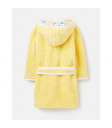 Lemon Grove Yellow Girls Fleece Dressing Gown