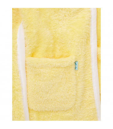 Lemon Grove Yellow Girls Fleece Dressing Gown