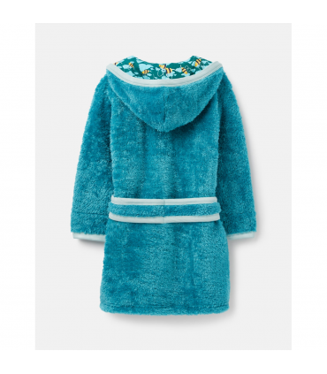 Busy Bees Blue Boys Fleece Dressing Gown