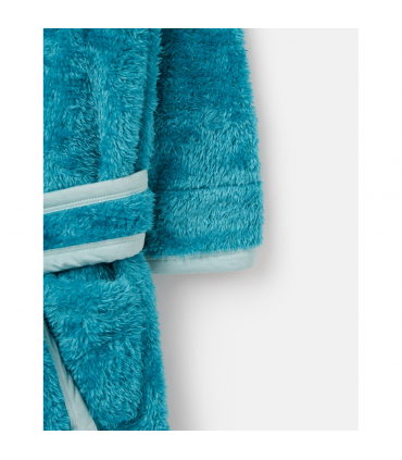 Busy Bees Blue Boys Fleece Dressing Gown