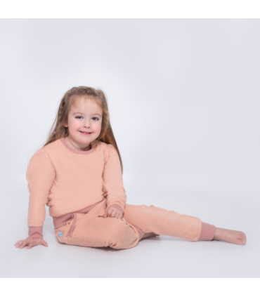 Girls Pink Jersey Lounge Set