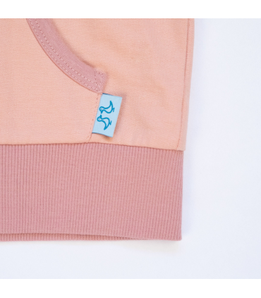 Girls Pink Jersey Lounge Hoodie