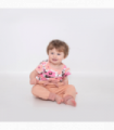 Girls Pink Jersey Lounge Tee