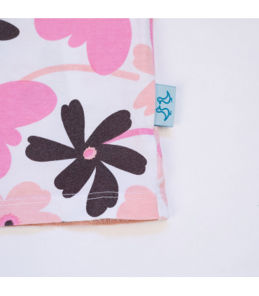 Girls Pink Jersey Lounge Tee