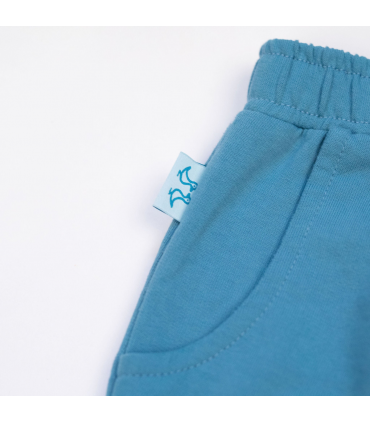 Boys Blue Jersey Lounge Set