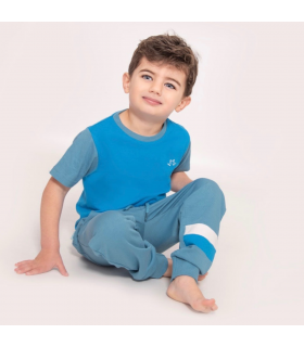 Boys Blue Jersey Lounge Tee