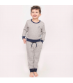 Boys Grey Jersey Lounge Set
