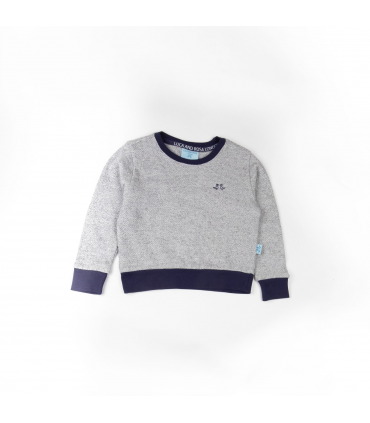 Boys Grey Jersey Lounge Set