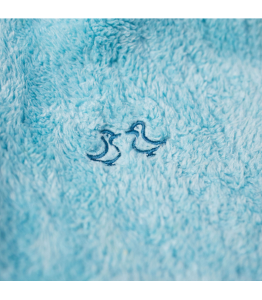 Busy Bees Light Blue Boys Fleece Dressing Gown