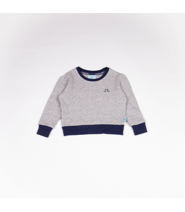 Girls Grey Jersey Lounge Set