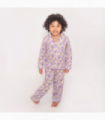 Dizzy Daisy Print Girls Button Up Pyjamas