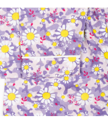 Dizzy Daisy Print Girls Button Up Pyjamas