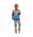 Grey & Blue Boys Lounge Set
