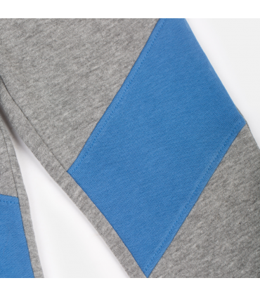 Grey & Blue Boys Lounge Set