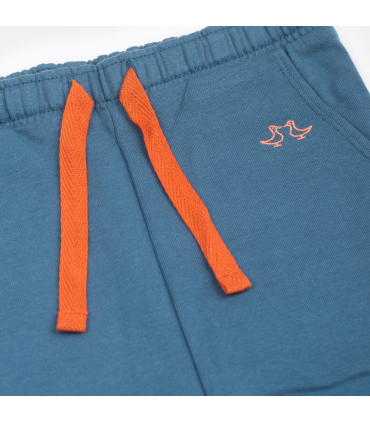 Forest Green Striped Boys Lounge Set