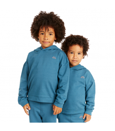 Blue Pull On Organic Cotton Hoodie