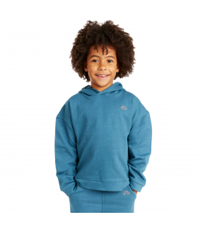 Blue Pull On Organic Cotton Hoodie