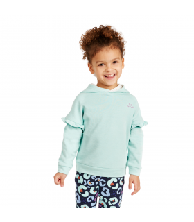 Light Blue Pull On Girls Hoodie