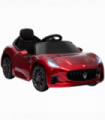 AIYAPLAY 12V Kids Electric Car, Maserati Turismo Folgore Lincesed Ride on, Red