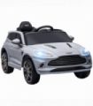 AIYAPLAY Aston Martin DBX Licensed 12V Kids Electric Car w/ Remote, Grey