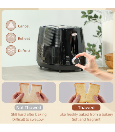 HOMCOM 1.7L Fast Boil Electric Kettle and 2 Slice Water Toaster Set, Black