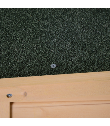 Garden Shed Outdoor Tool Storage w/ 2 Shelve 75 x 56 x115cm Natural